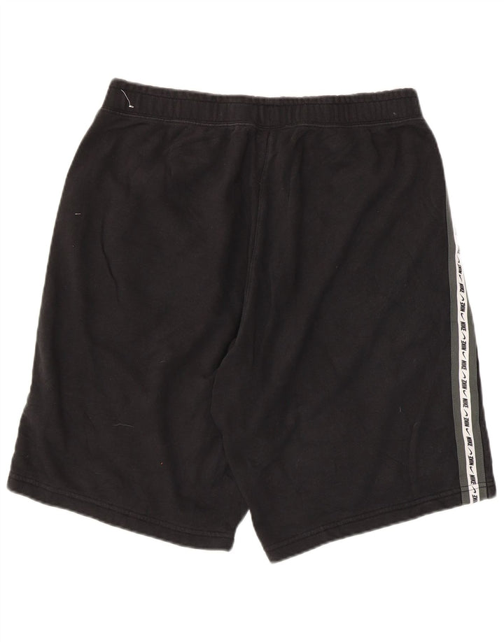 Shorts esportivos gráficos masculinos Nike grandes de algodão colorido preto