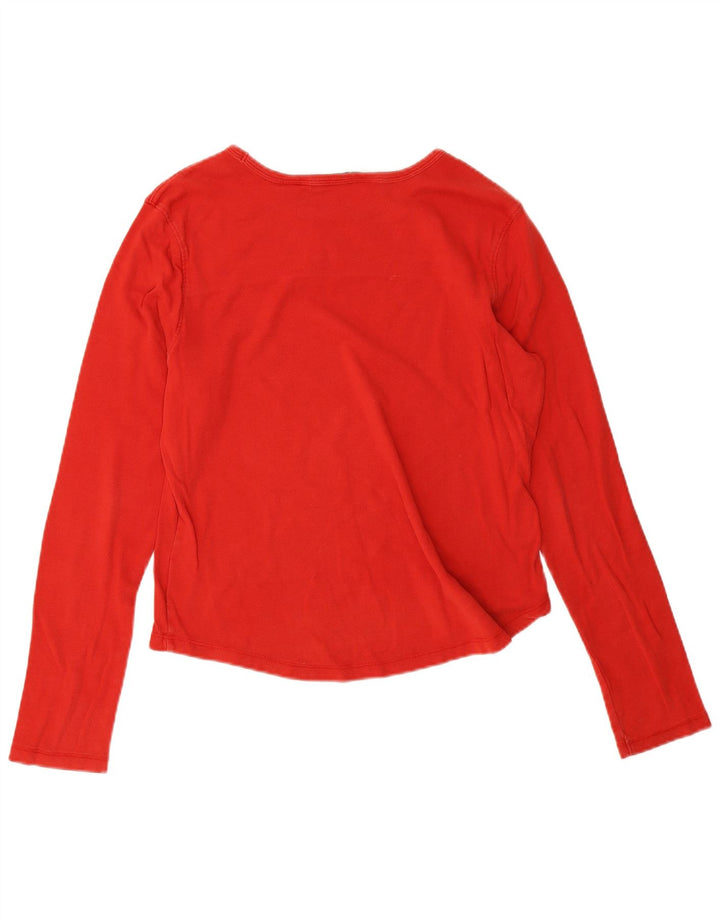 Top Tommy Hilfiger Mulher Manga Comprida UK 18 XL Vermelho