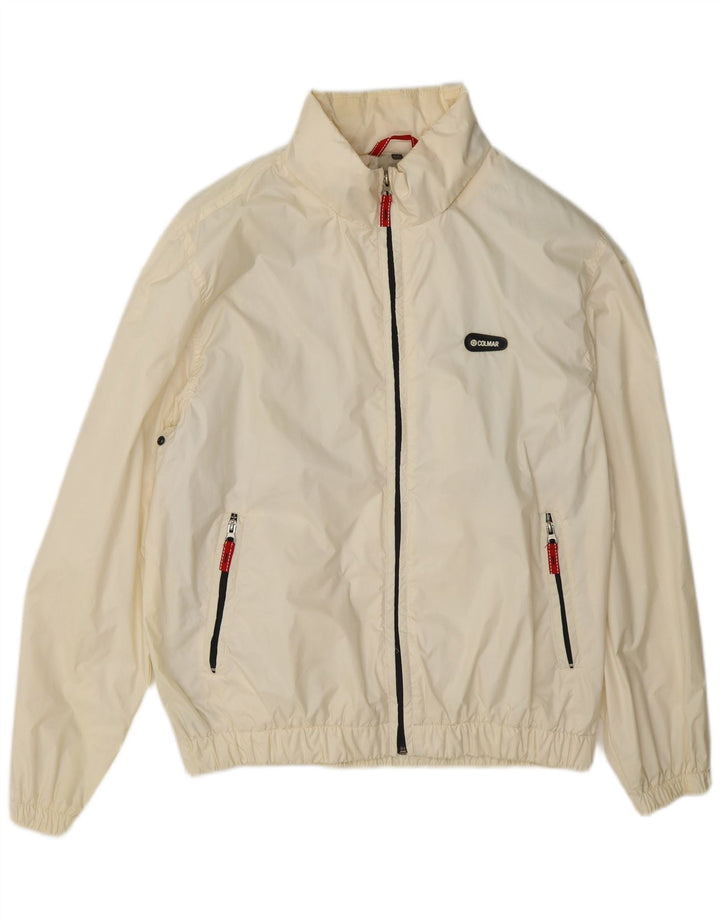 Jaqueta de chuva masculina Colmar IT 50 médio off white poliamida