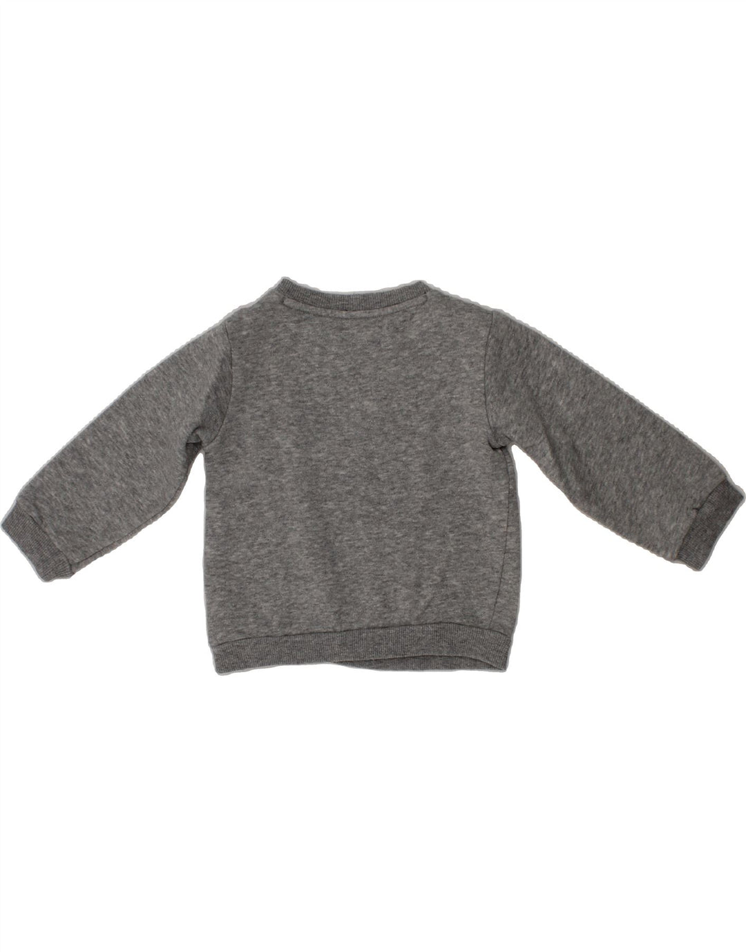 ADIDAS Baby Boys Graphic Sweatshirt Jumper 6-9 Months Grey Cotton Vintage Adidas and Second-Hand Adidas from Messina Hembry 