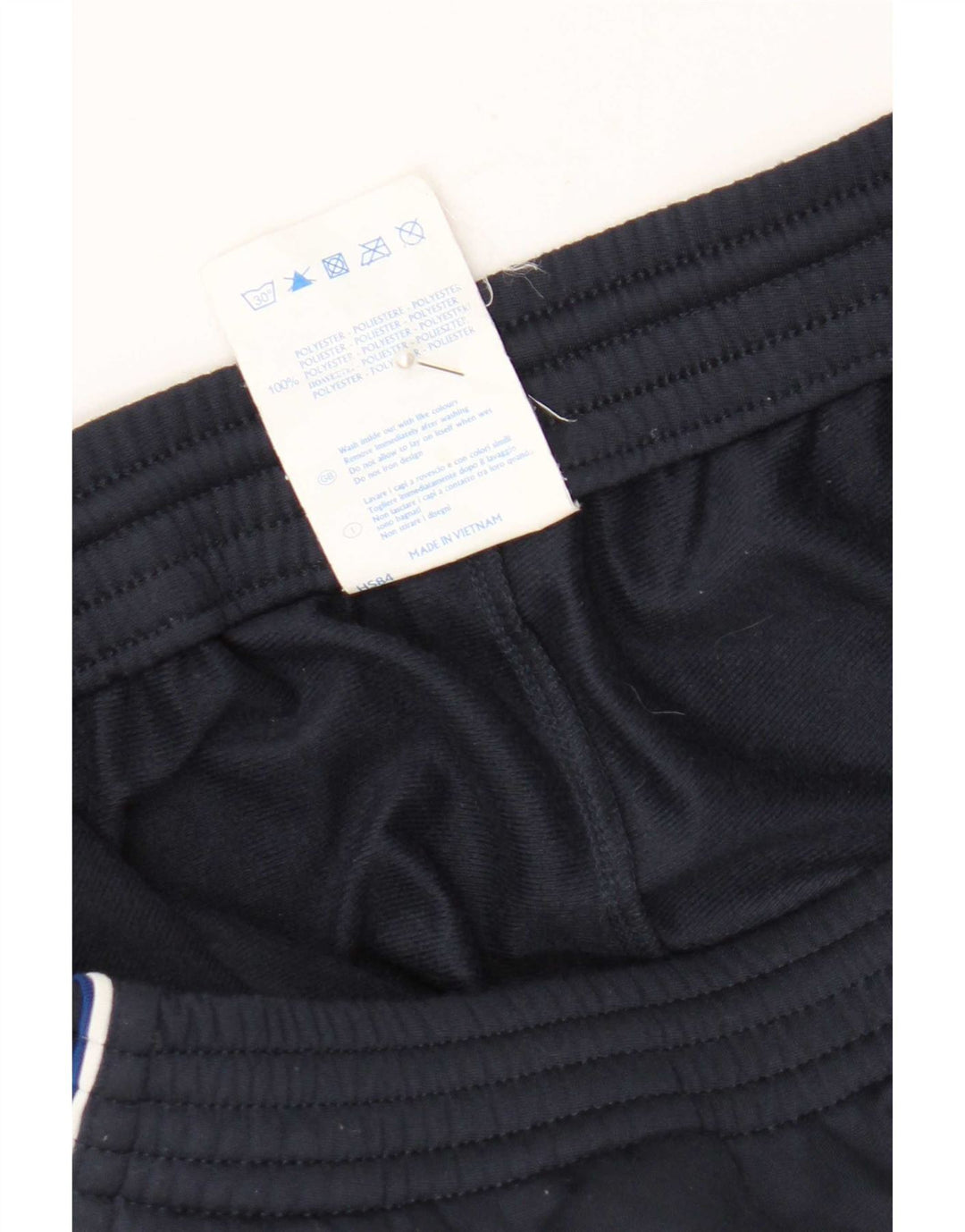 Calça de treino masculina Champion grande poliéster azul marinho