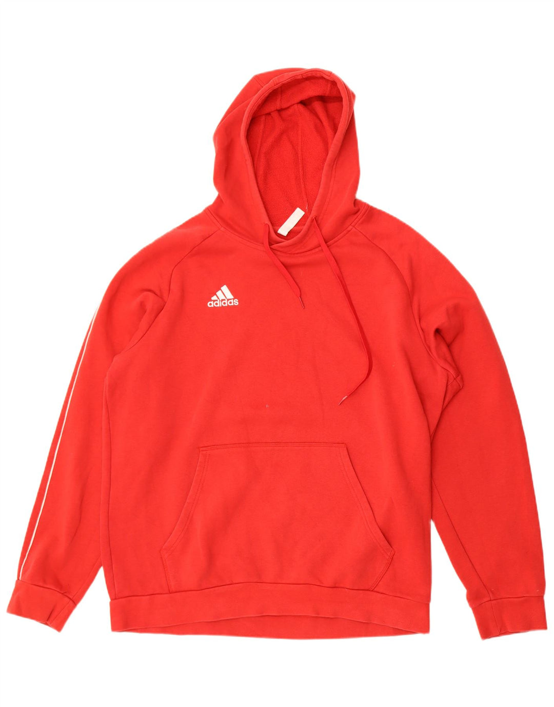 Adidas Mens Hoodie Jumper XL Algodão Vermelho