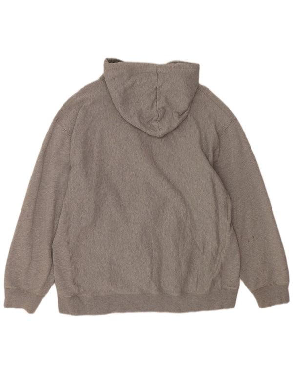 Suéter com capuz gráfico masculino Gap XL algodão cinza