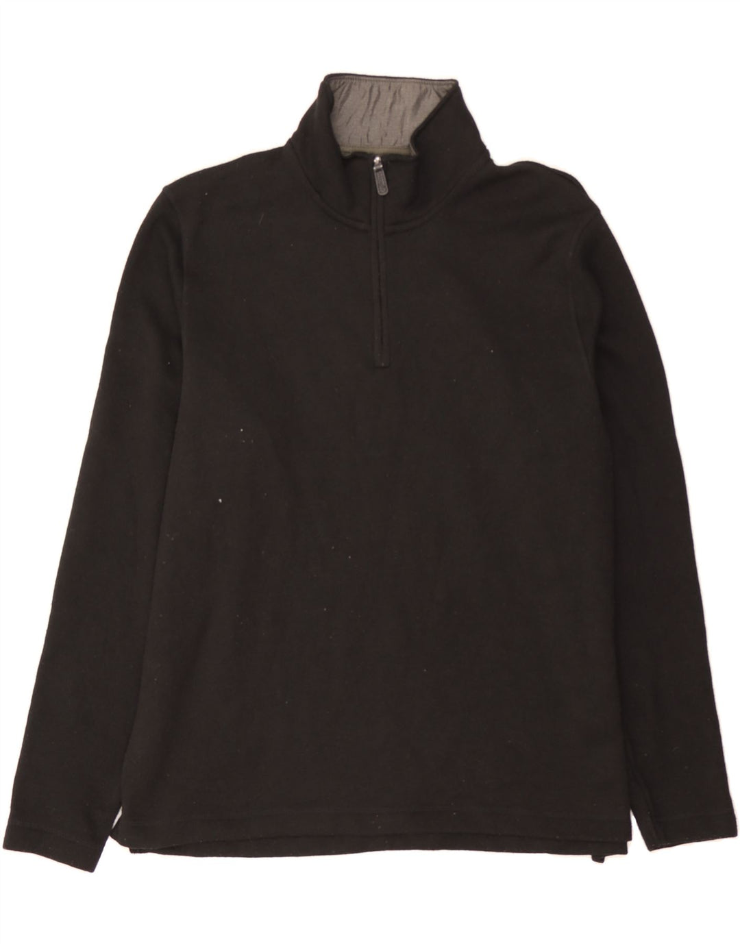 WRANGLER Mens Zip Neck Jumper Sweater Large Black Vintage Wrangler and Second-Hand Wrangler from Messina Hembry 