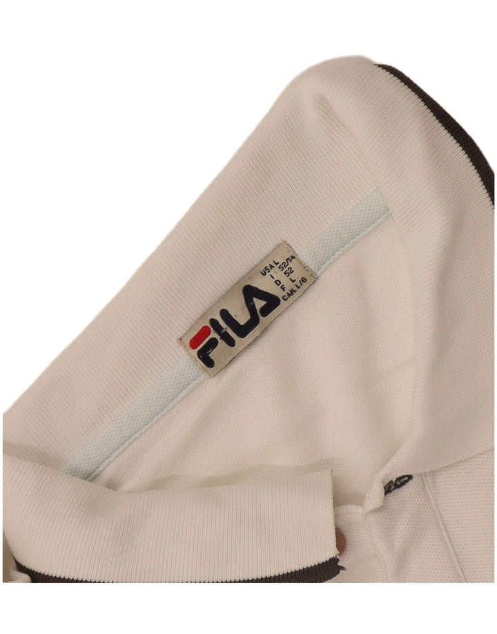 Camisa polo masculina Fila IT 52 grande branca