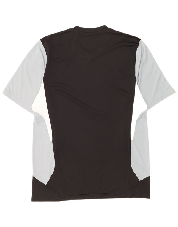 Adidas Masculino Climacool Camiseta Top UK 46/48 XL Preto Colourblock Poliéster