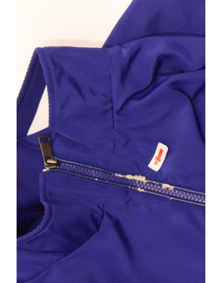 Guess Mens Treino Top Jacket 2XL Azul Colourblock Poliéster