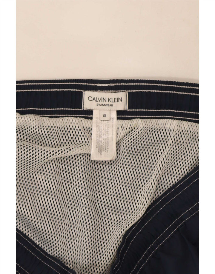 Shorts de natação masculino Calvin Klein XL azul marinho poliéster