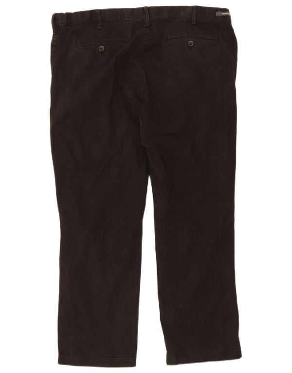 Calça Chino Cônica Masculina Marks & Spencer W42 L29 Algodão Preto