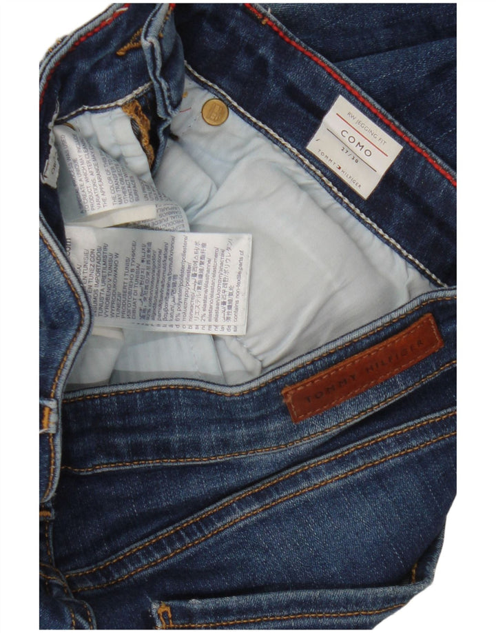 TOMMY HILFIGER Feminino Como Jegging Jeans Skinny W27 L30 Azul Algodão