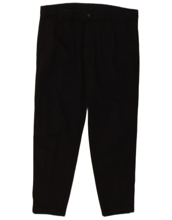 Zara Mens Slim Chino Calças EU 46 XL W36 L27 Preto