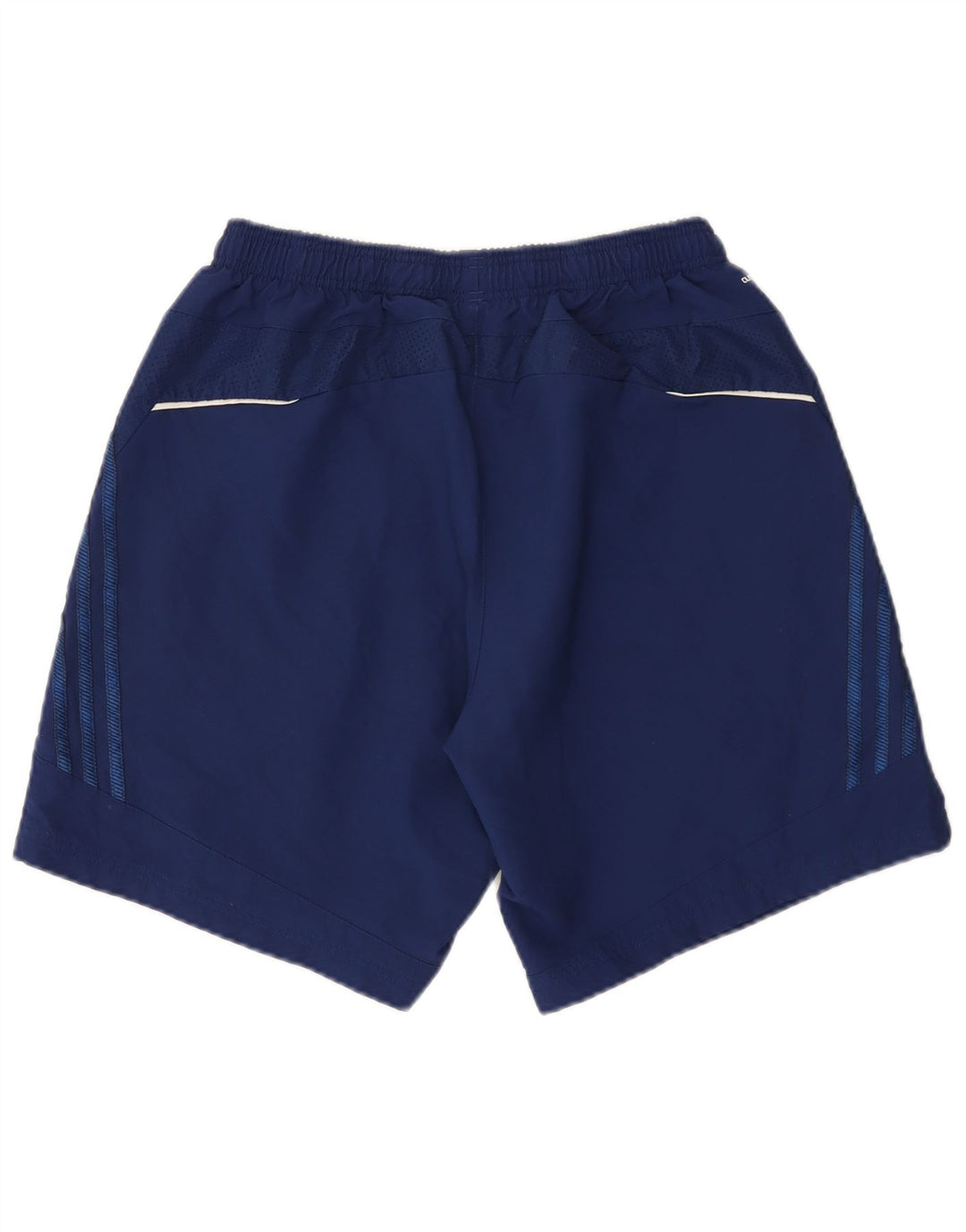 Shorts esportivos masculinos Adidas Climalite grandes poliéster azul marinho