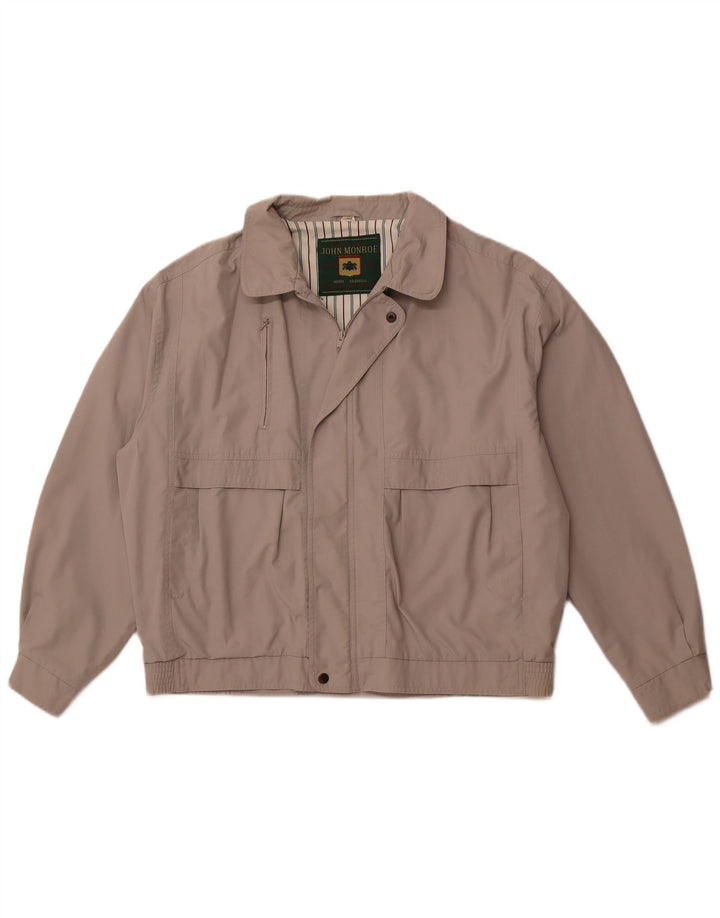 Jaqueta utilitária masculina JOHN MONROE UK 42 XL poliéster cinza