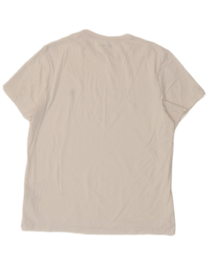 Jack Wills Mens Classic Fit Camiseta Top Médio Algodão Branco