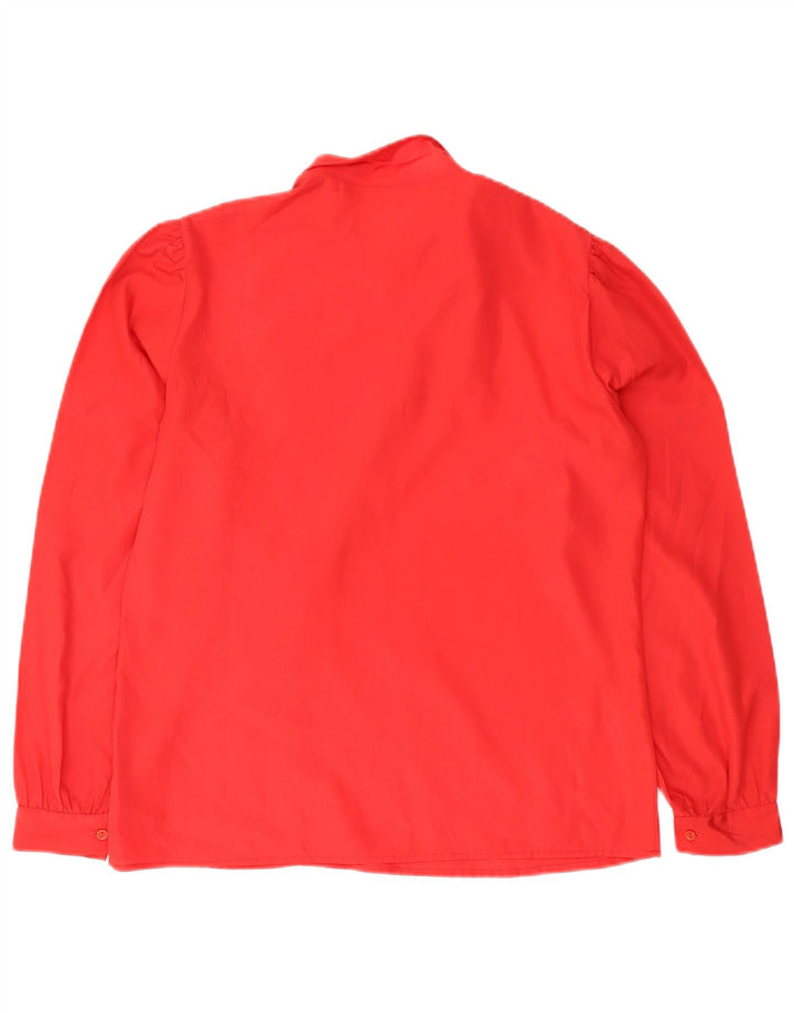 Blusa feminina vintage manga comprida top IT 46 grande vermelha