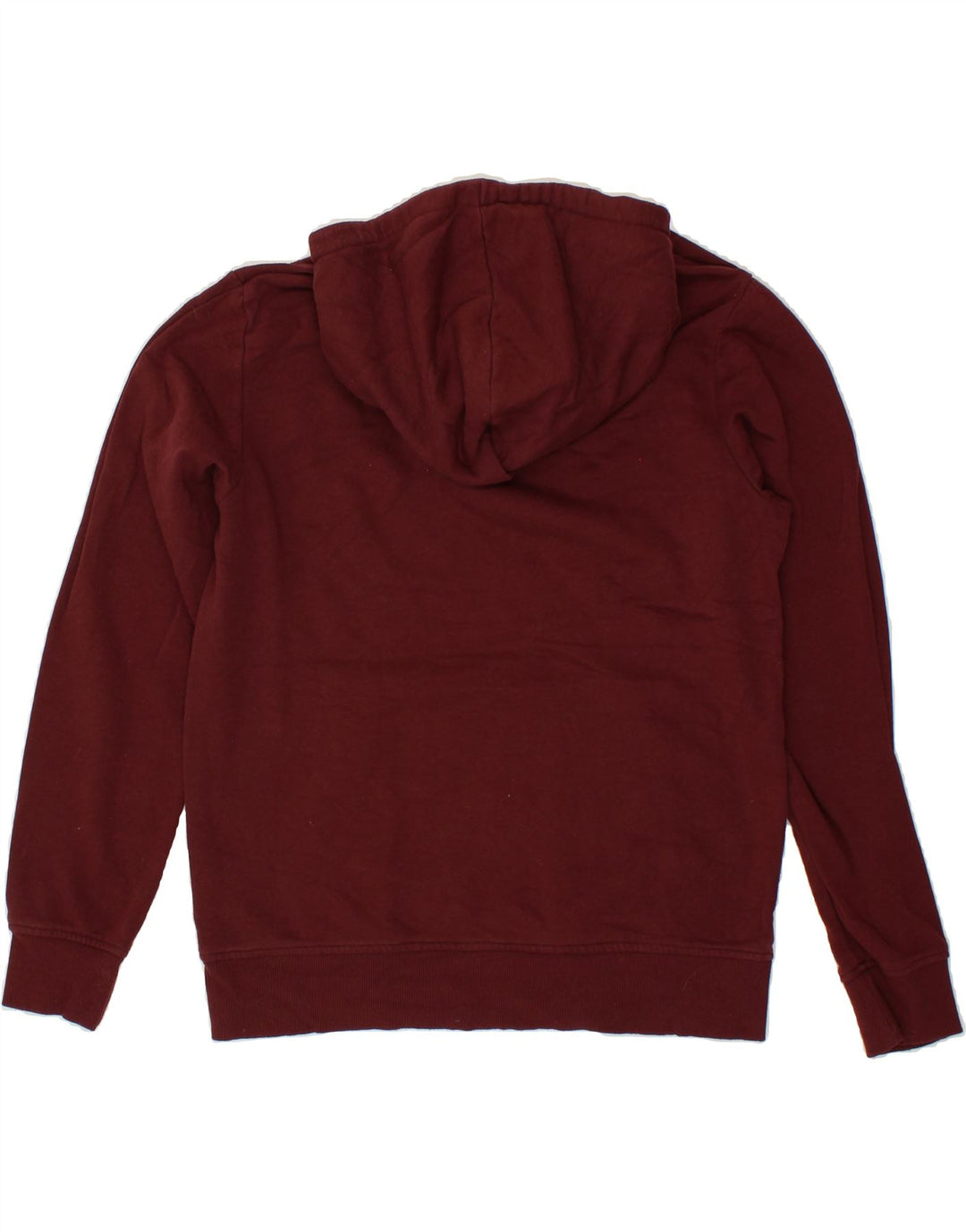 JACK & JONES Mens Graphic Hoodie Jumper Medium Burgundy Cotton Vintage Jack & Jones and Second-Hand Jack & Jones from Messina Hembry 