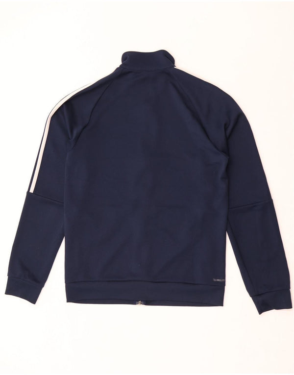 Adidas Mens Climalite Tracksuit Top Jacket UK 40/42 Médio Azul Marinho