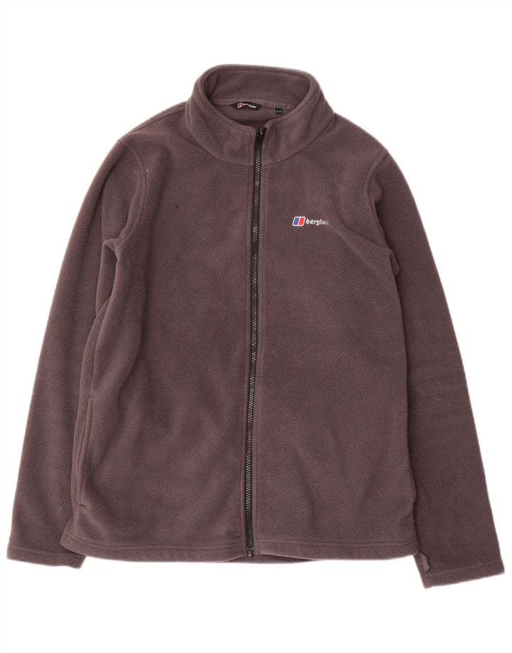 Jaqueta de lã masculina Berghaus 14-15 anos poliéster cinza