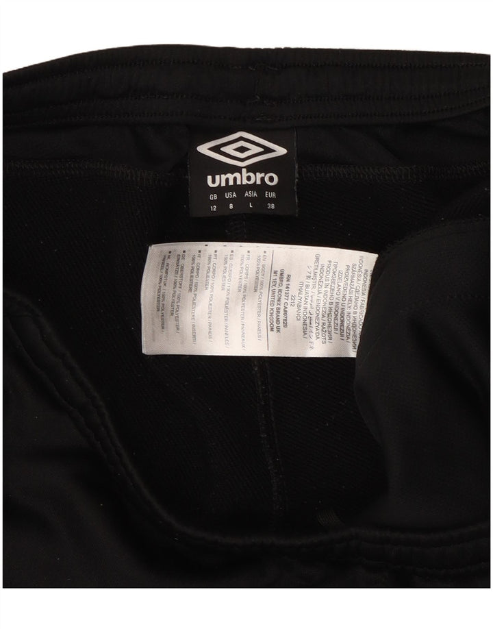 Calça de treino feminina Umbro UK 12 poliéster floral preto médio