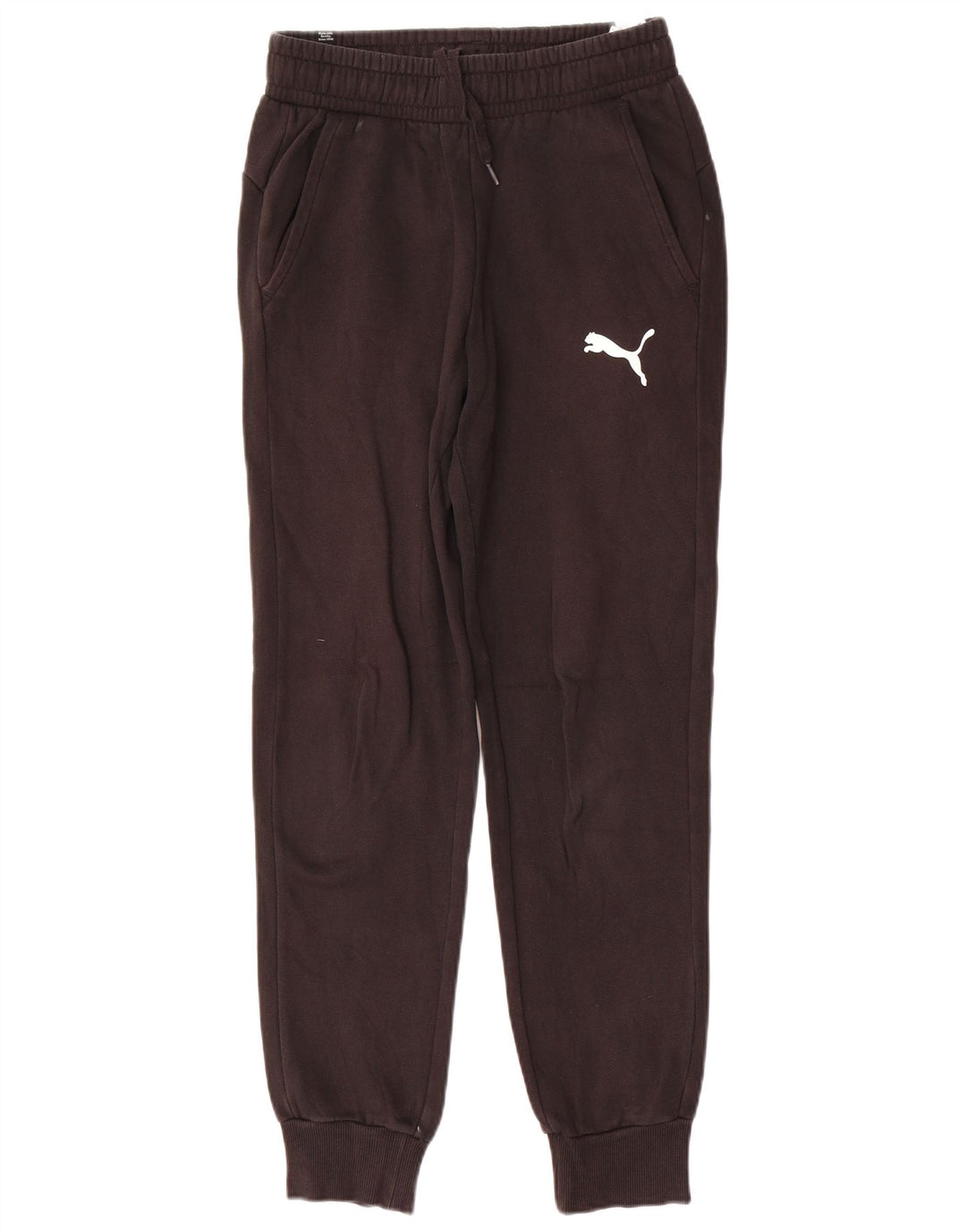 Calça de treino masculina Puma Joggers pequeno algodão preto