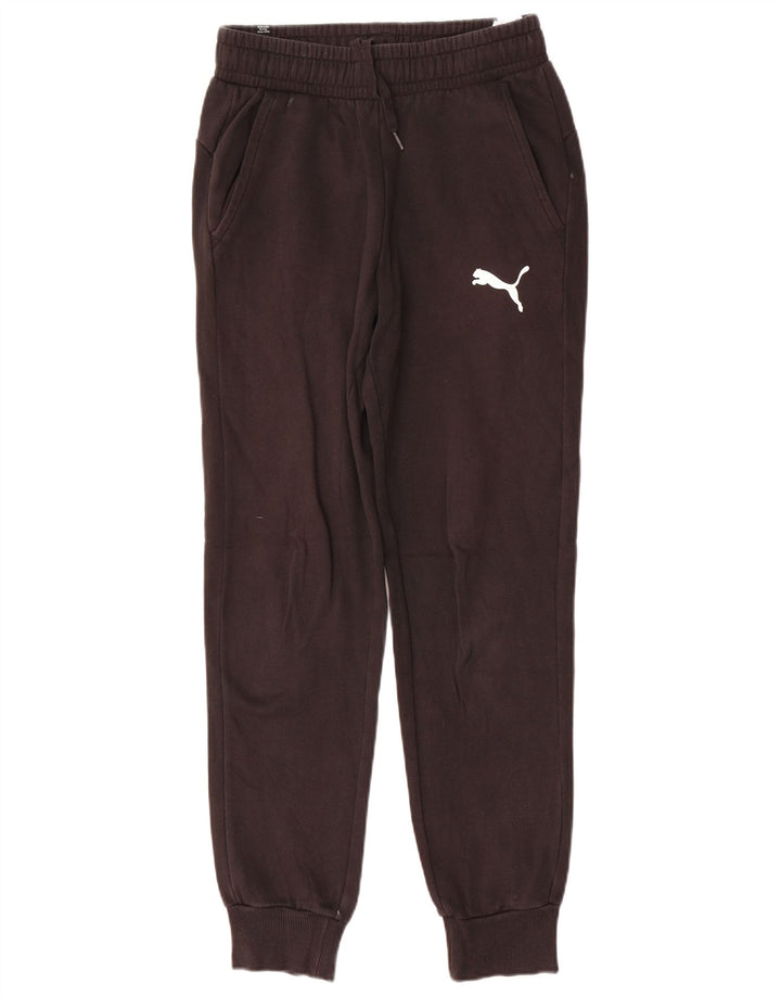 Calça de treino masculina Puma Joggers pequeno algodão preto