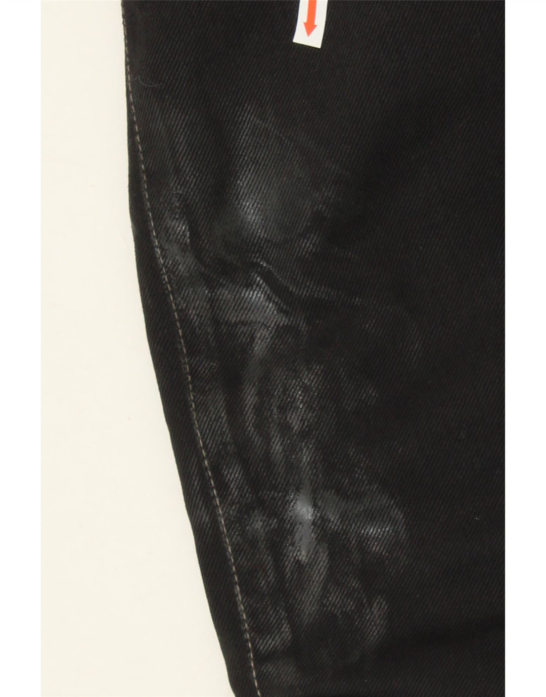 VINTAGE Mens Straight Casual Trousers W29 L31 Black Vintage Vintage and Second-Hand Vintage from Messina Hembry 