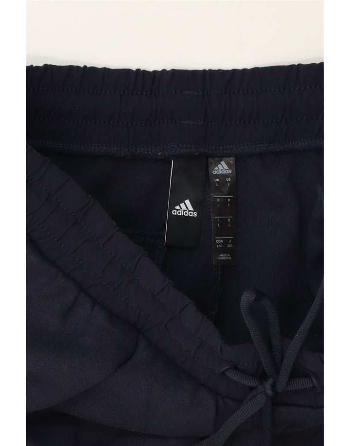 Calça de treino masculina Puma Joggers grande azul marinho