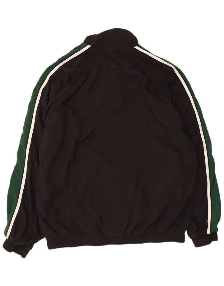 Puma Mens Treino Top Jaqueta Grande Poliéster Colorblock Preto