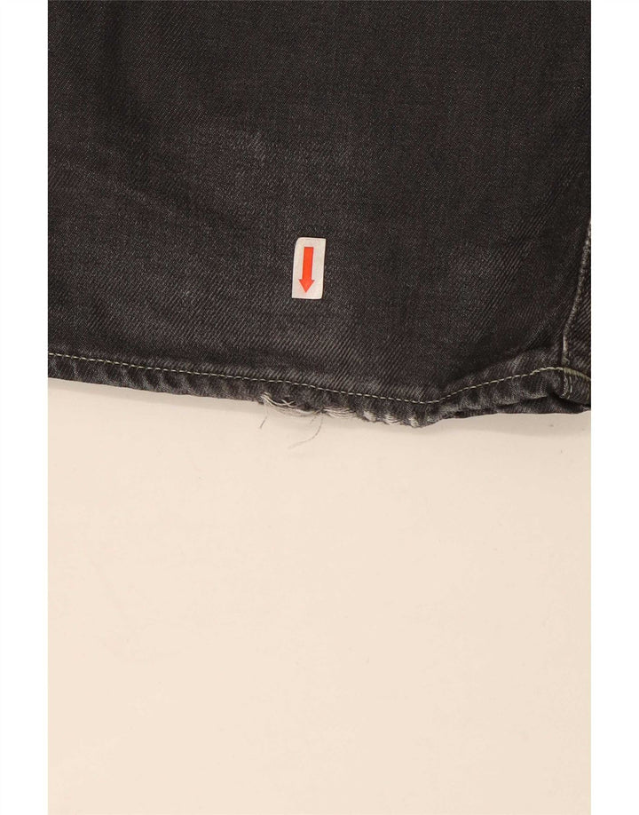 Jeans retos masculinos G-Star W32 L32 algodão preto