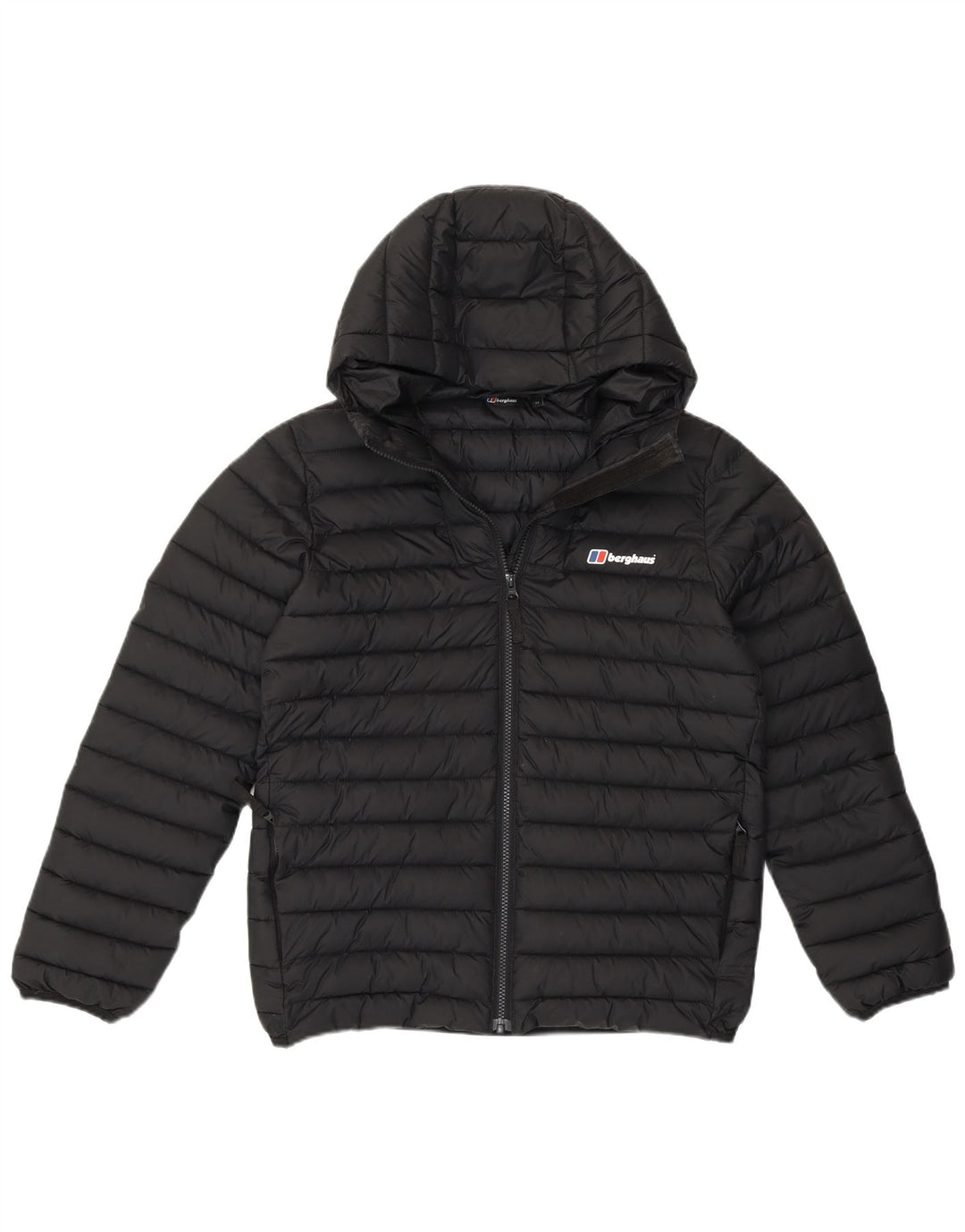 Jaqueta acolchoada com capuz para meninos BERGHAUS 12-13 anos preto poliamida