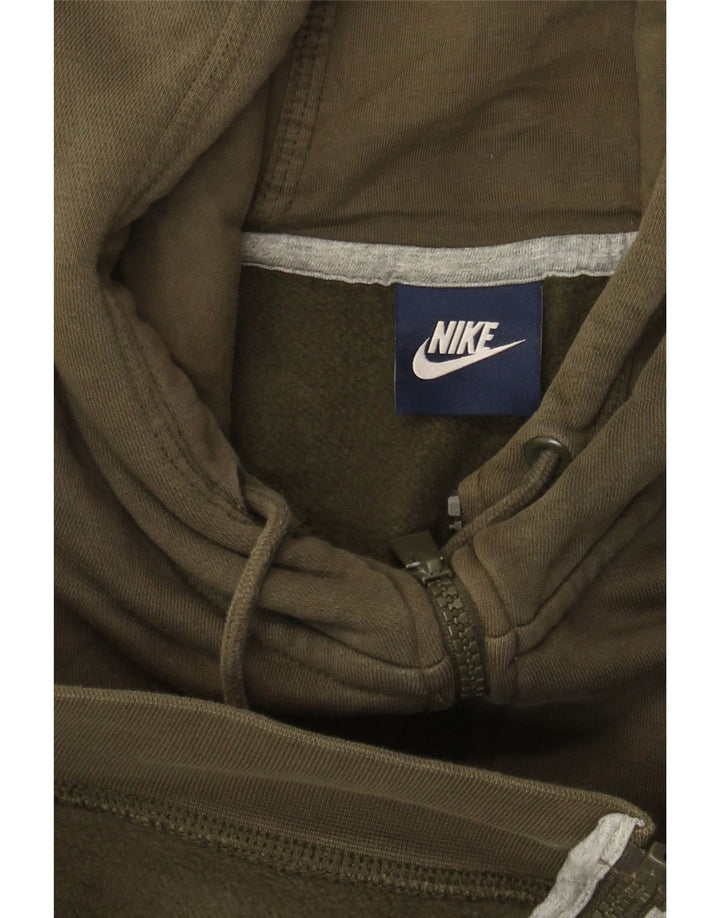 Suéter Nike masculino com capuz e zíper 2XL cáqui