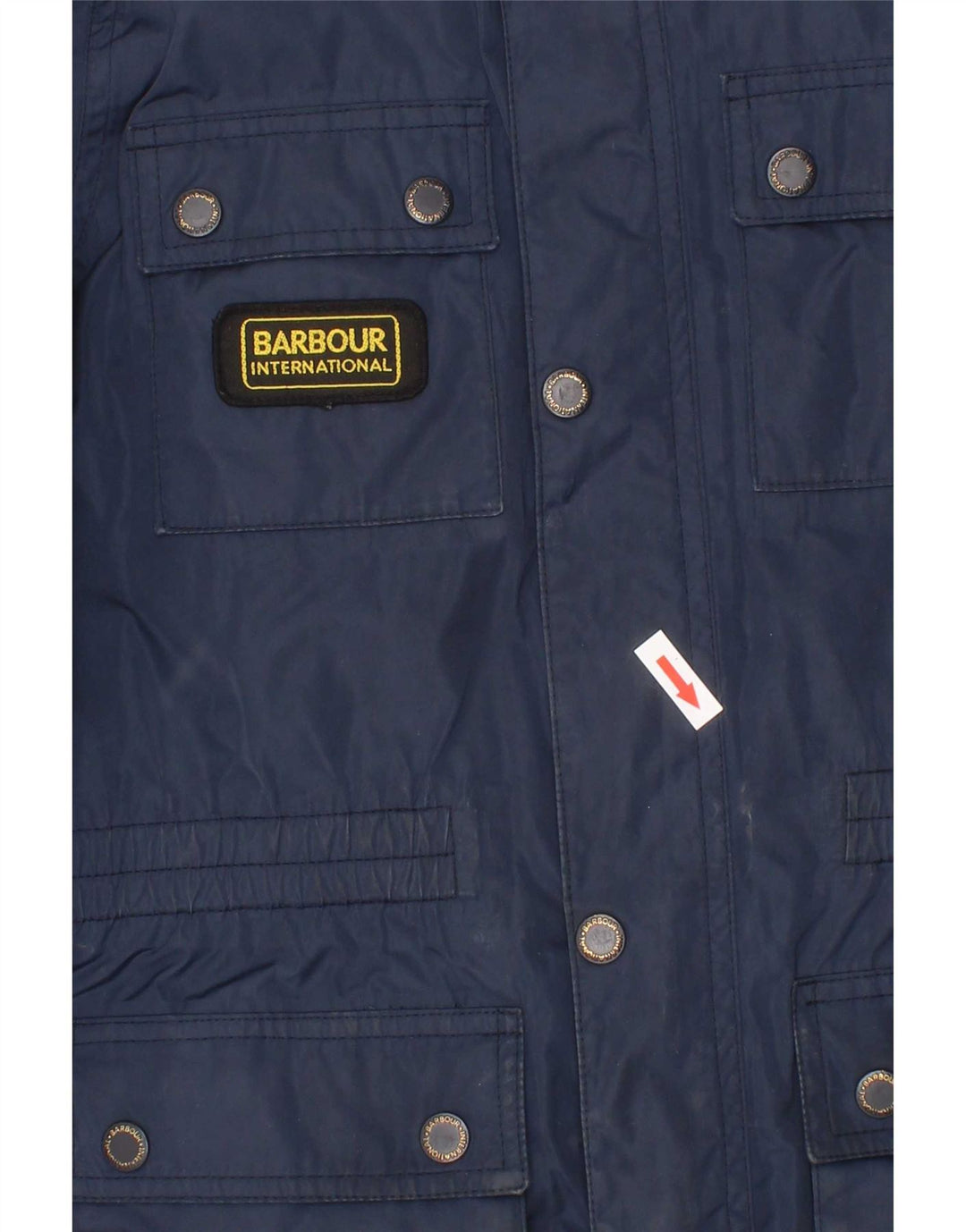 Jaqueta utilitária Barbour Boys 10-11 anos grande poliamida azul