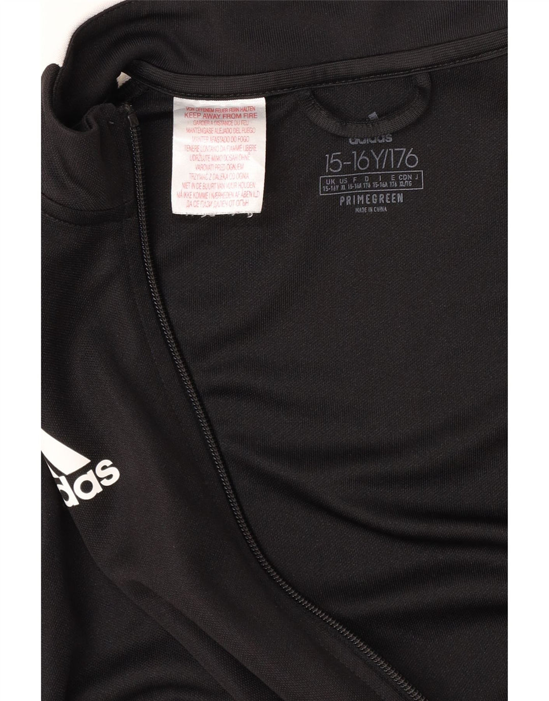 Jaqueta ADIDAS Aeroready Menino 15-16 Anos Preto Poliéster