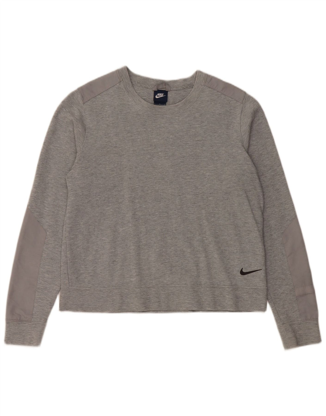 Moletom feminino Nike Jumper UK 16 grande algodão cinza