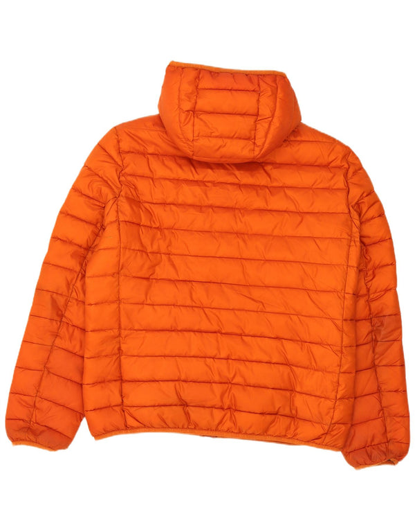 Jaqueta acolchoada com capuz masculina North Sails UK 40 poliéster laranja grande