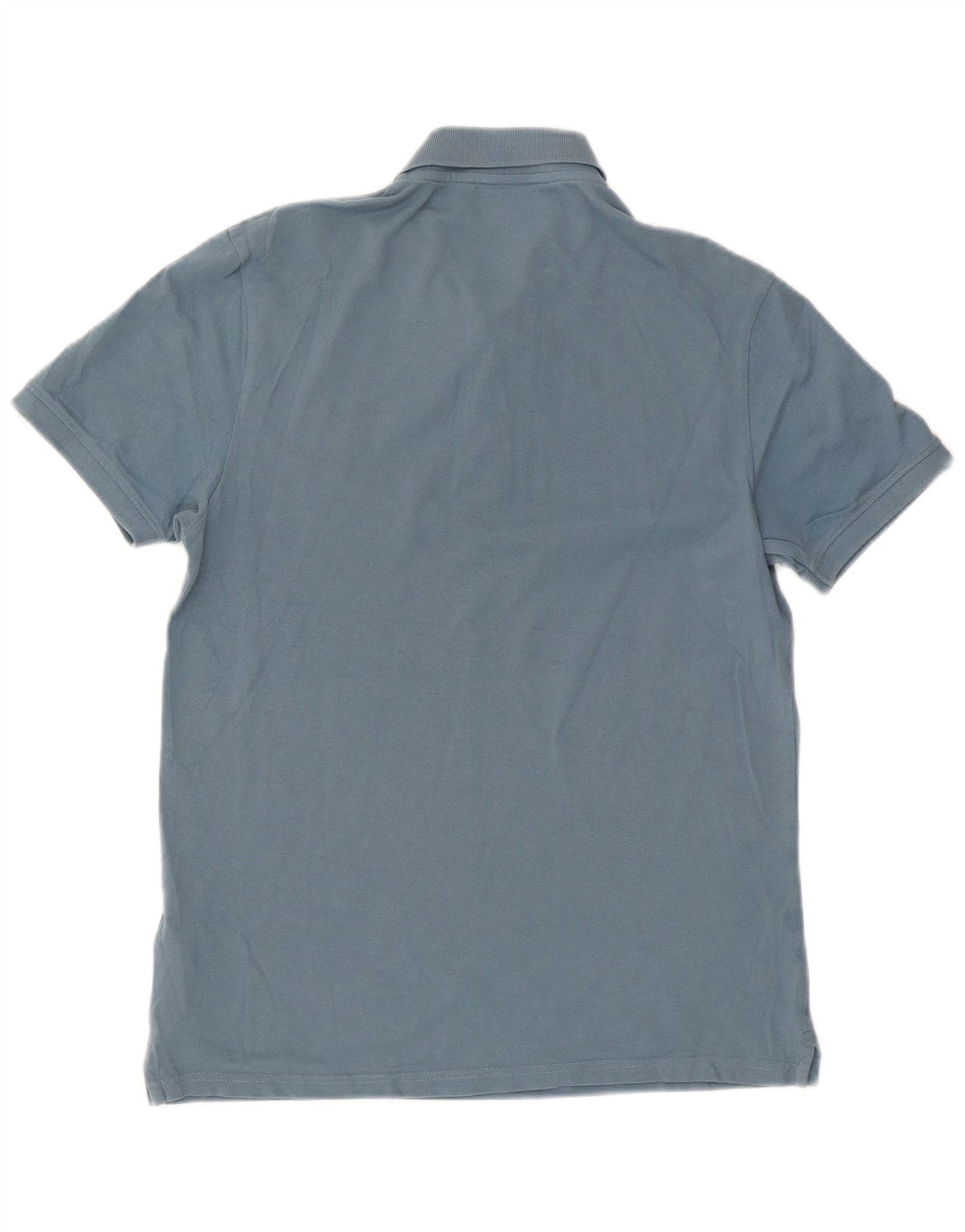 Camisa polo masculina Lyle & Scott de algodão azul médio