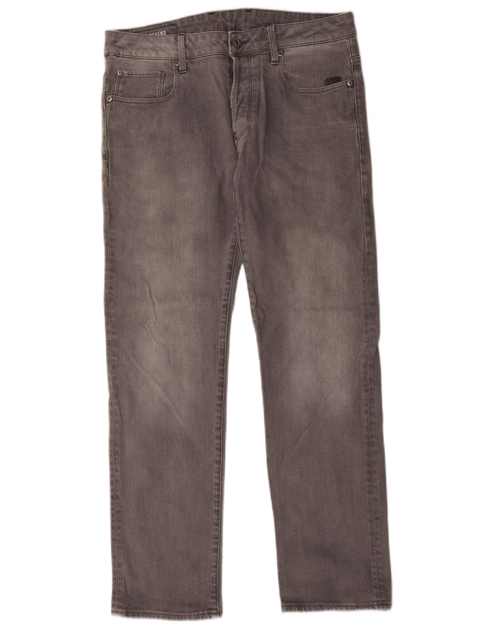 Jeans retos masculinos G-Star W32 L32 algodão cinza