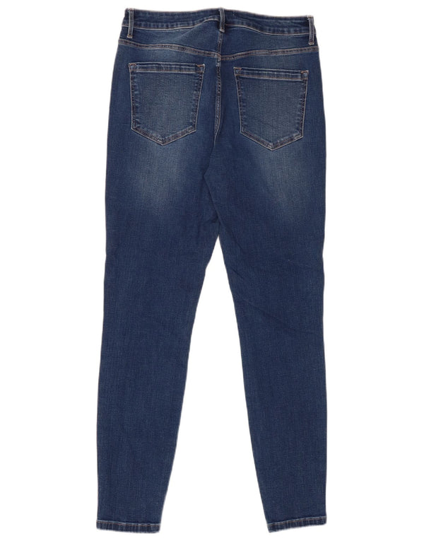 Calça jeans feminina Jack Wills Aimie cintura média skinny W30 L28 algodão azul