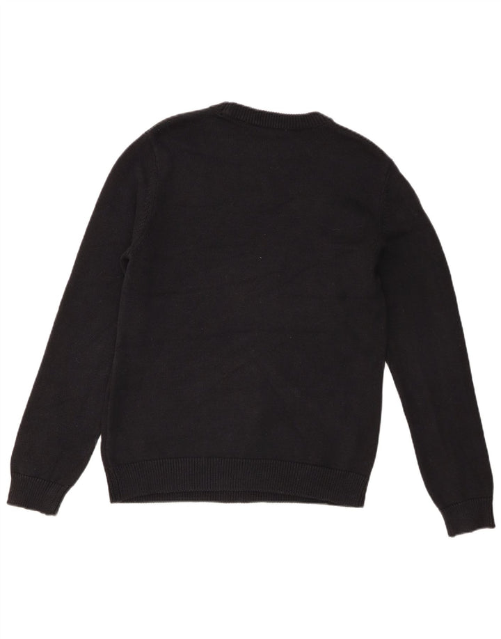 Suéter Marks & Spencer Boys Graphic Crew Neck 13-14 anos preto