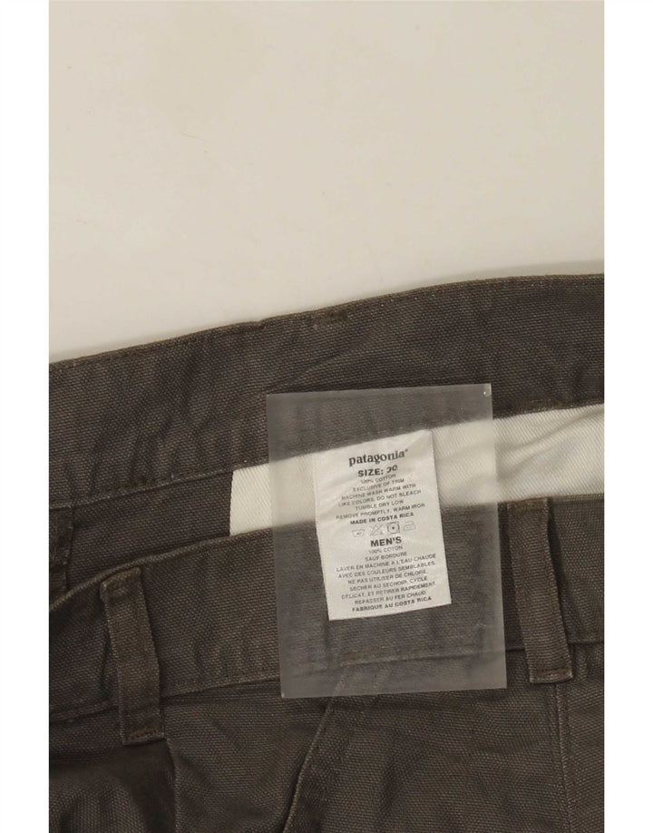Shorts Chino Masculino Patagonia W30 Algodão Cinza Médio