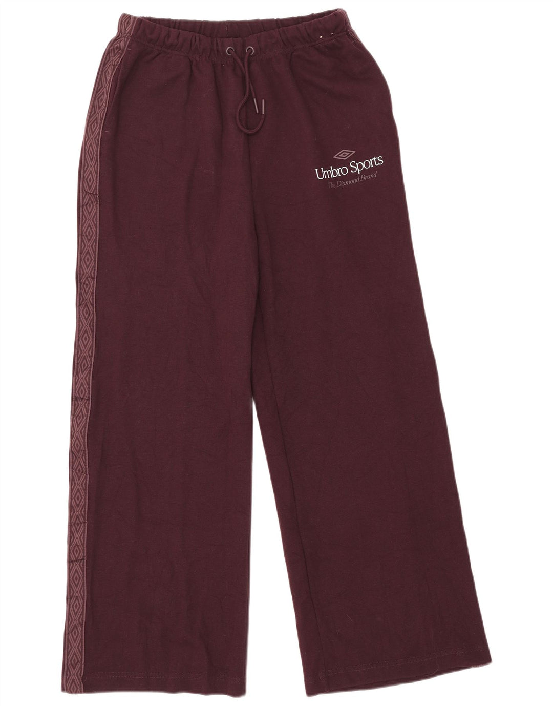 Calça de treino feminina Umbro UK 14 grande poliéster Borgonha