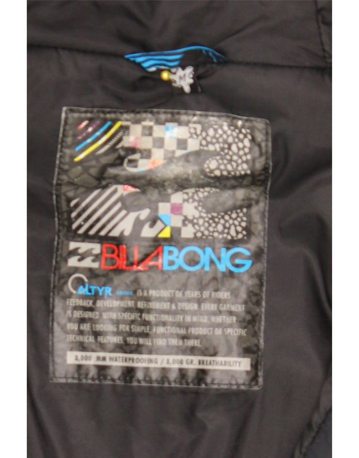 Jaqueta corta-vento masculina Billabong Graphic UK 38 Médio Azul Geométrico