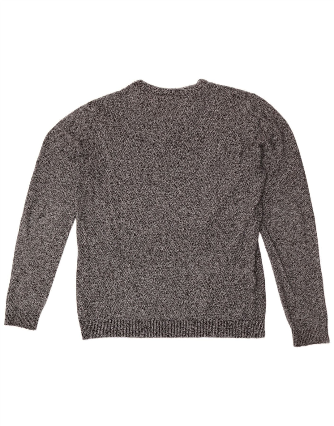 JACK & JONES Suéter masculino com gola redonda XL cinza manchado