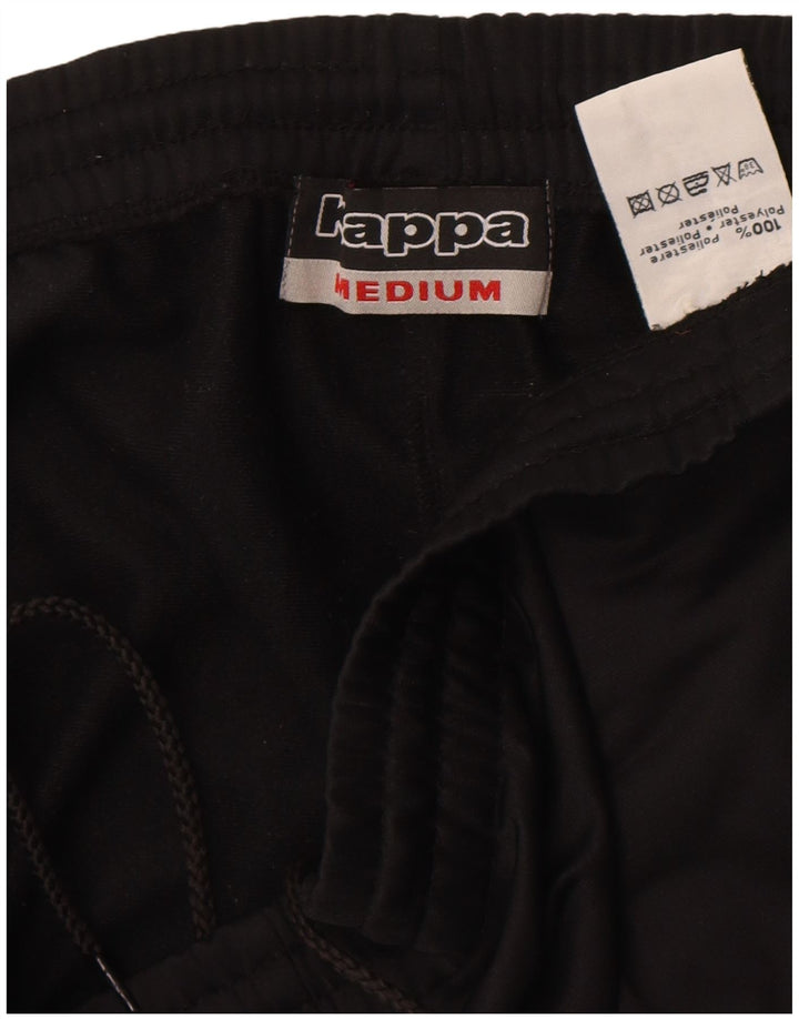 Calça de treino masculina Kappa poliéster preto médio