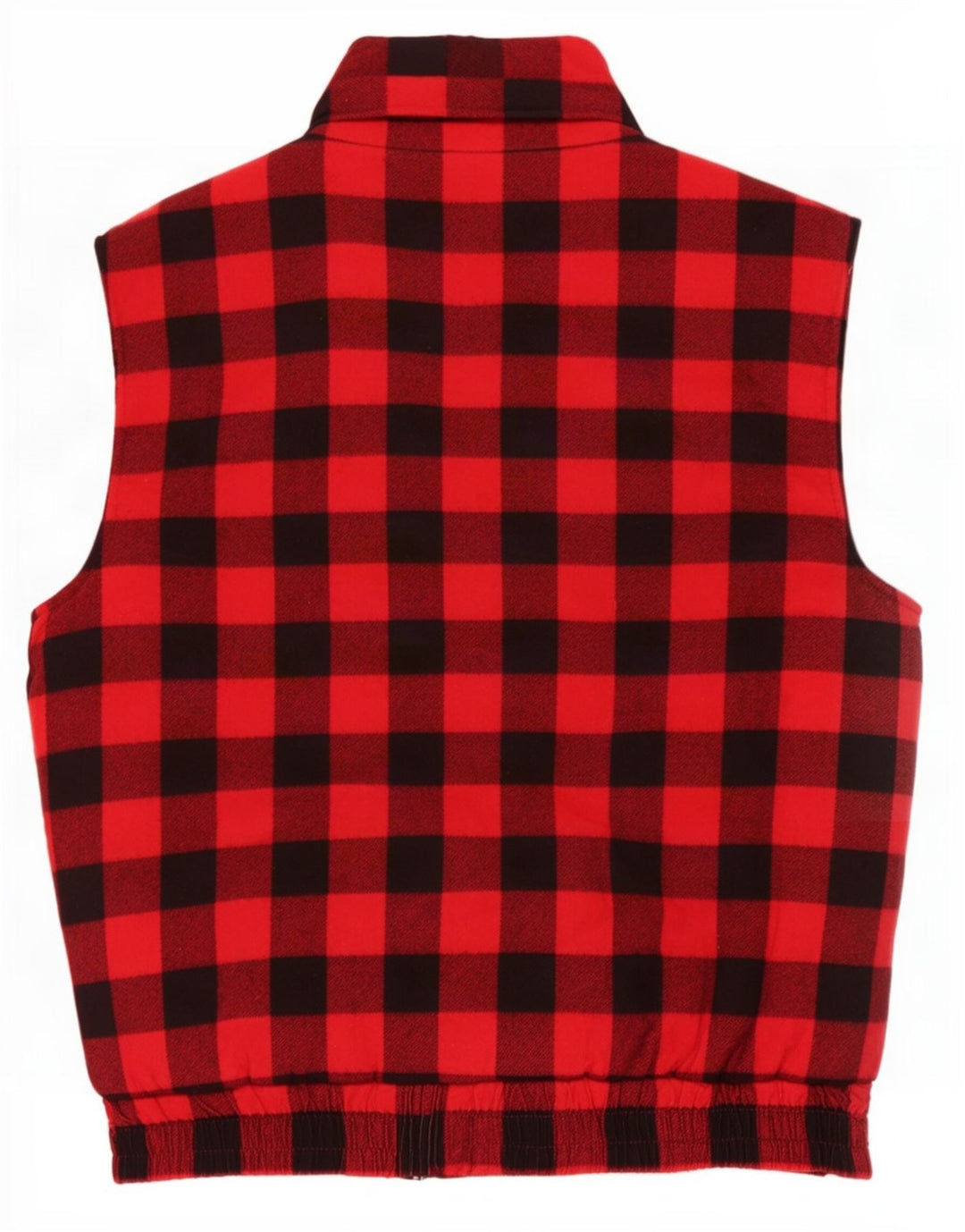 Colete masculino vintage UK 42 XL vermelho xadrez