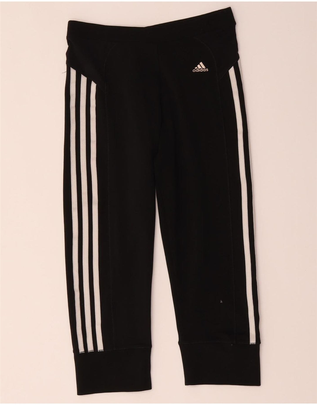 Adidas Womens Climacool Capri Leggings UK 10 Pequeno Poliéster Preto