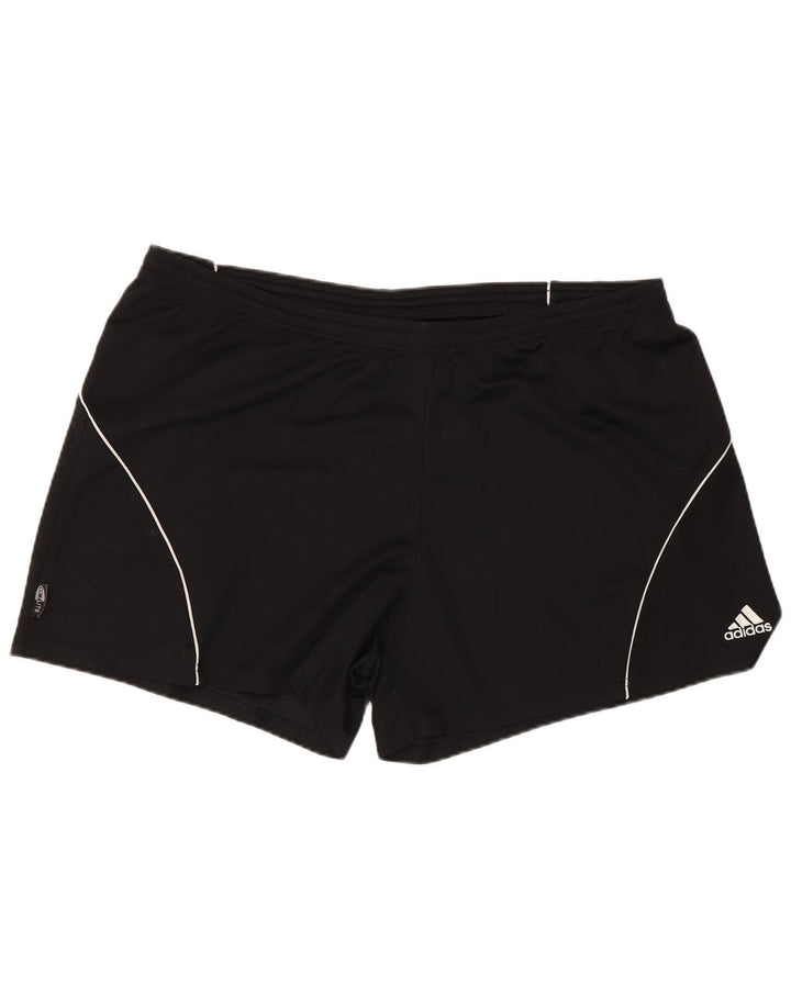 Shorts esportivos femininos Adidas Climalite UK 20 2XL preto poliéster