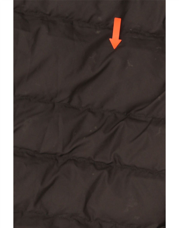 Jaqueta acolchoada feminina Puma UK 14 poliéster preto médio