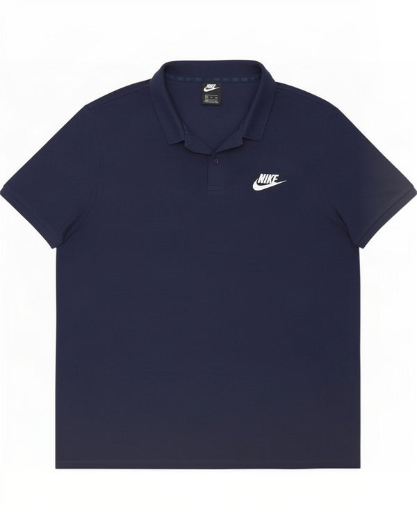 Camisa polo masculina Nike 2XL algodão azul marinho