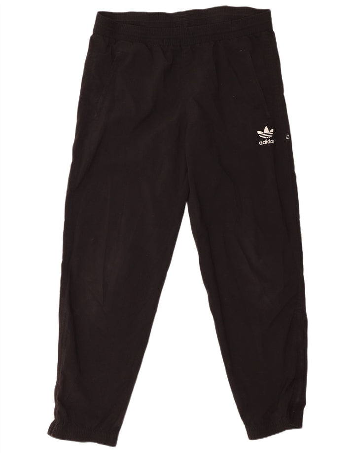 ADIDAS Mens Calças de treino Joggers Médio Preto Poliéster